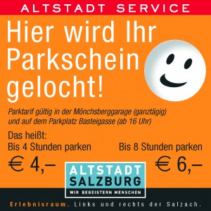 Parkaufkleber der Salzburger Altstadt (Bild Altstadt Salzburg Marketing)
