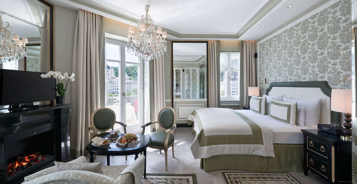 Salzburg Cityhotels: Königliche Zimmer und Suiten erwarten Sie im "Sacher". © Hotel Sacher Salzburg