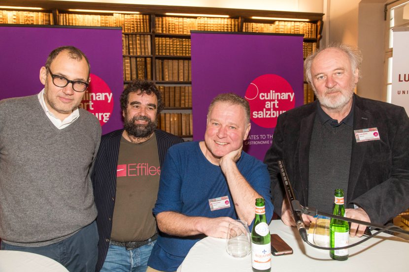 v.l.n.r.: Christian Seiler, Vijay Sapre, Peter Gnaiger und Lojze Wieser (Foto Andreas Kolarik)