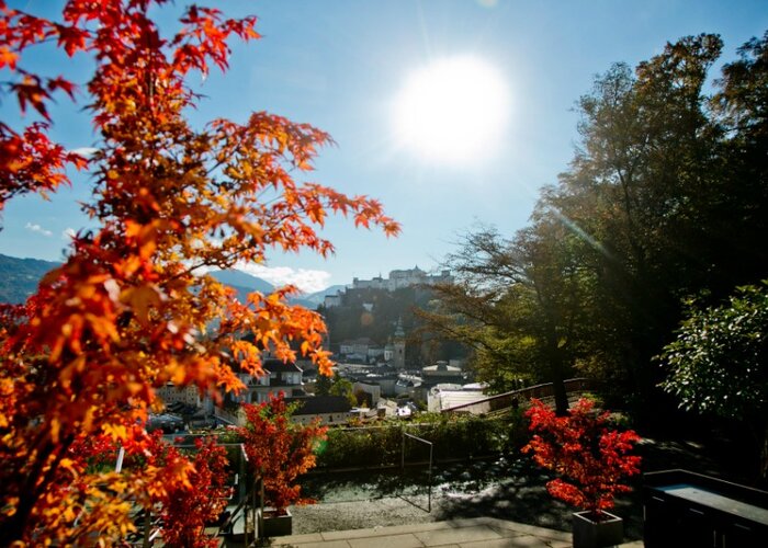 Der Mönchsberg im Herbst 2017