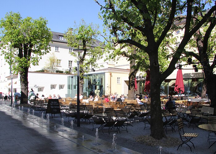 Biergarten im Sternbräu (Foto Sternbräu)