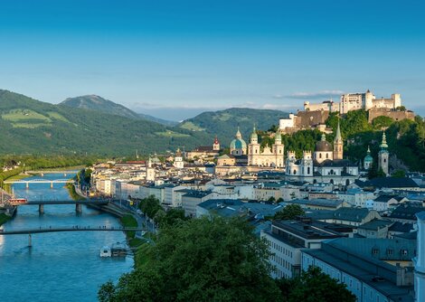 Ansicht der Stadt Salzburg (Foto Tourismus Salzburg)