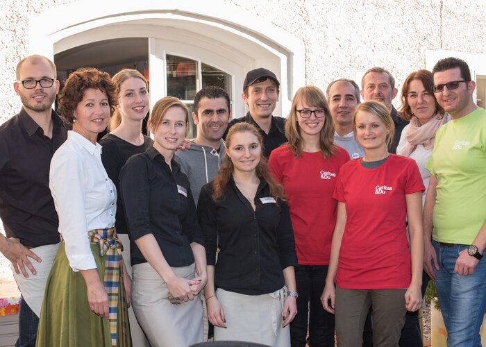 Glüxfall Team "syrisches Frühstück", Foto: Caritas