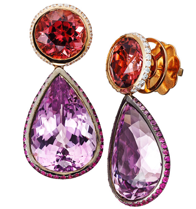 AENEA Atelier Salzburg: Candy Earrings Spinel Kunzit (Foto Mischa Nawrata)