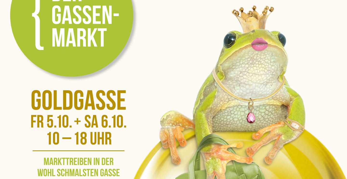 Gassenmarkt Goldgasse am 5. und 6. Oktober 2018