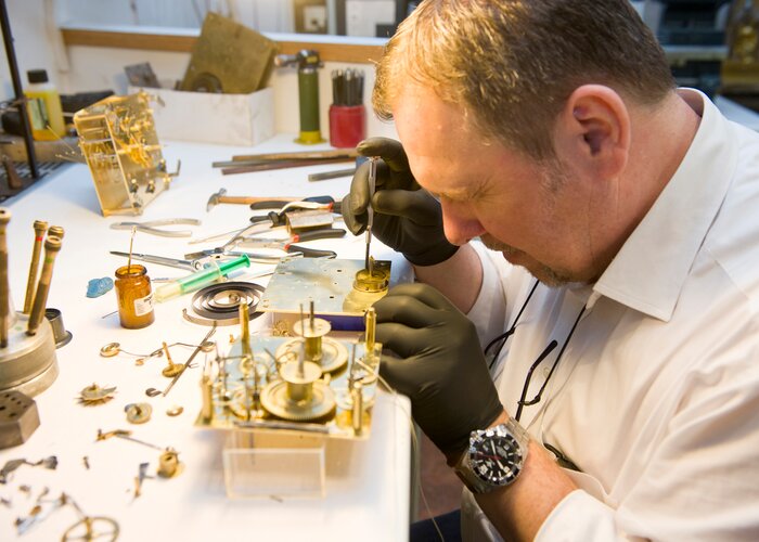 Hand.Kopf.Werk. 2018: Uhrmachermeister Albert Gilli (Foto Martin Baumann)