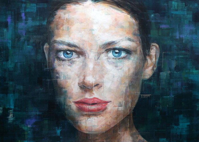 Harding Meyer, o. T., 2016, Öl auf Leinwand (Foto Galerie Frey, Salzburg)