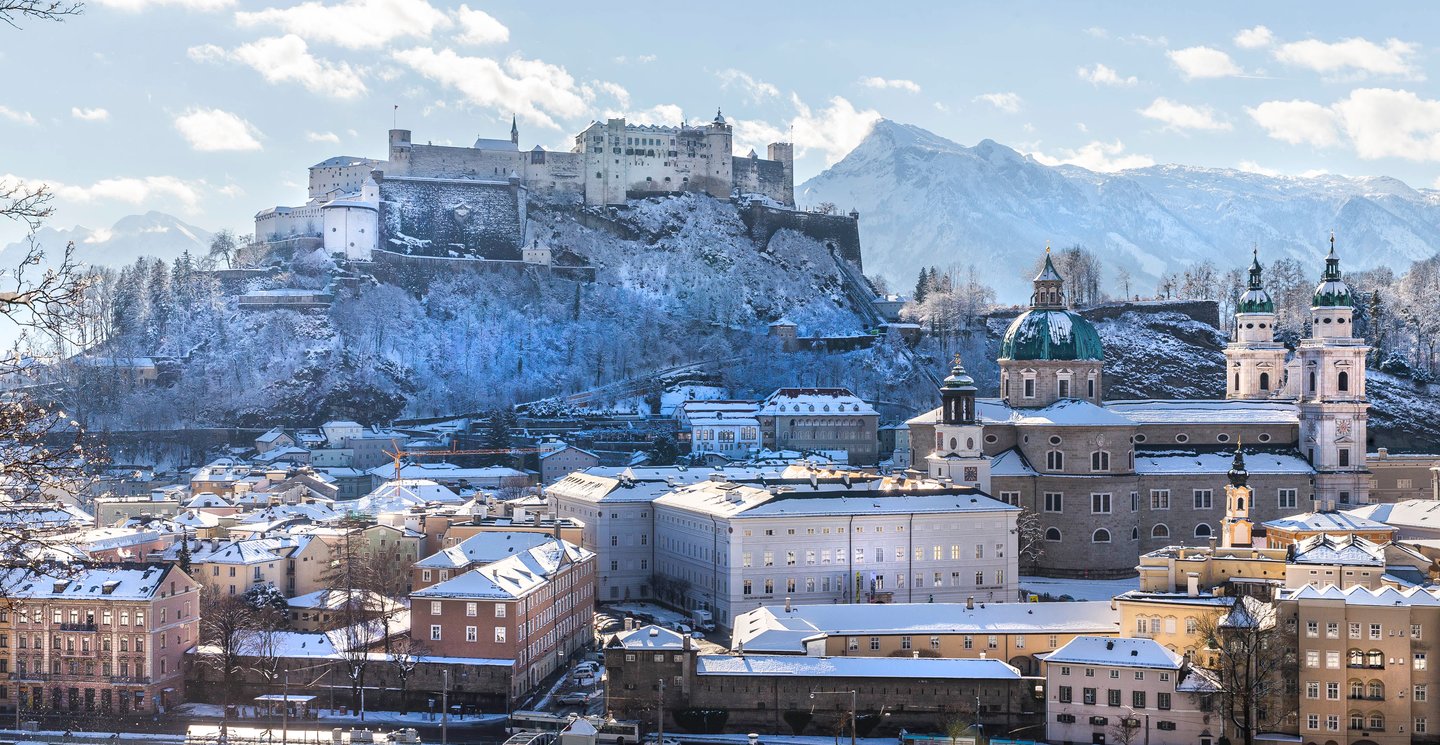 Die Salzburger Altstadt im Winter (Foto Andreas Kolarik)