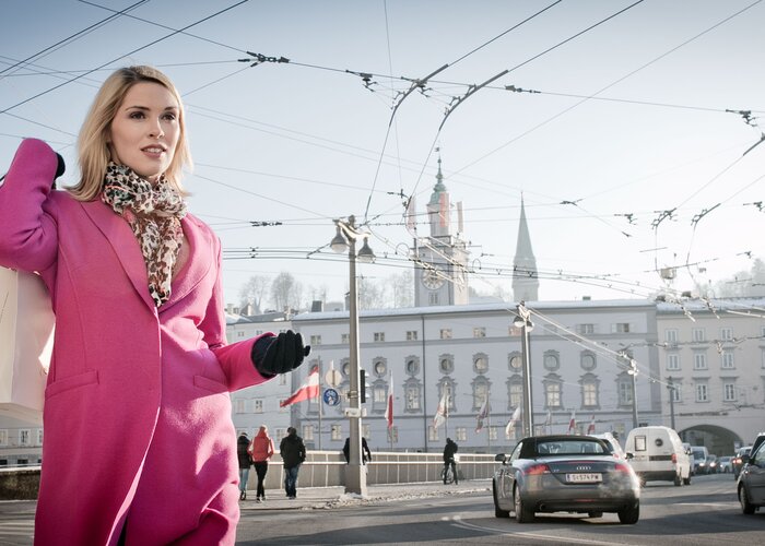 Mit dem Auto in die Salzburger Altstadt