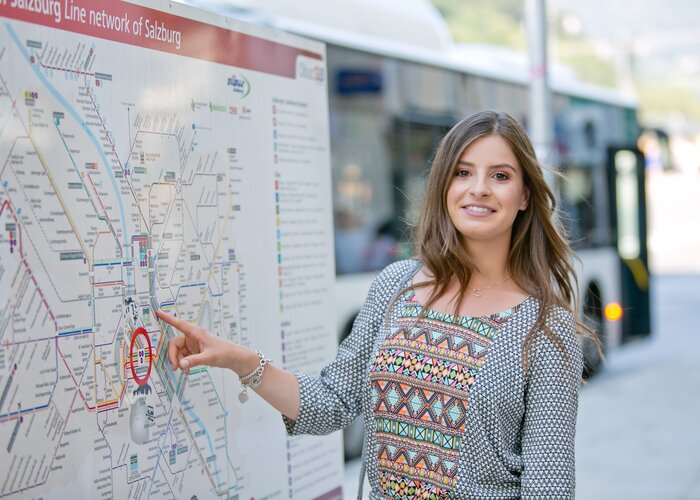 Erreichbarkeit Salzburg Altstadt Öffis