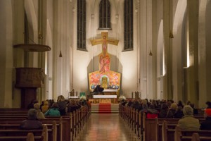 Bojan Z & Nils Wogram in der Andräkirche (Foto Kolarik)