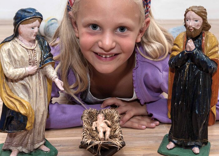 Krippen aus den Sammlungen des Salzburg Museums, zu sehen im Spielzeug Museum, Bürgerspitalgasse 2 (Foto Spielzeug Museum)