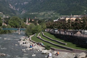 Passer-Terrassen Meran (Foto Provinz Bozen Südtirol)