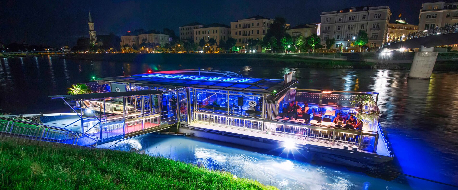 Die Inselbar an der Salzach | © SalzburgHighlights.com