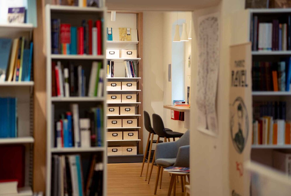 Mayrische Kunst-, Buch- und Musikalienhandlung Innenansicht | © Lucas Gottfried