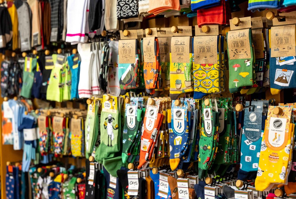 Große Auswahl an Socken | © Andreas Kolarik