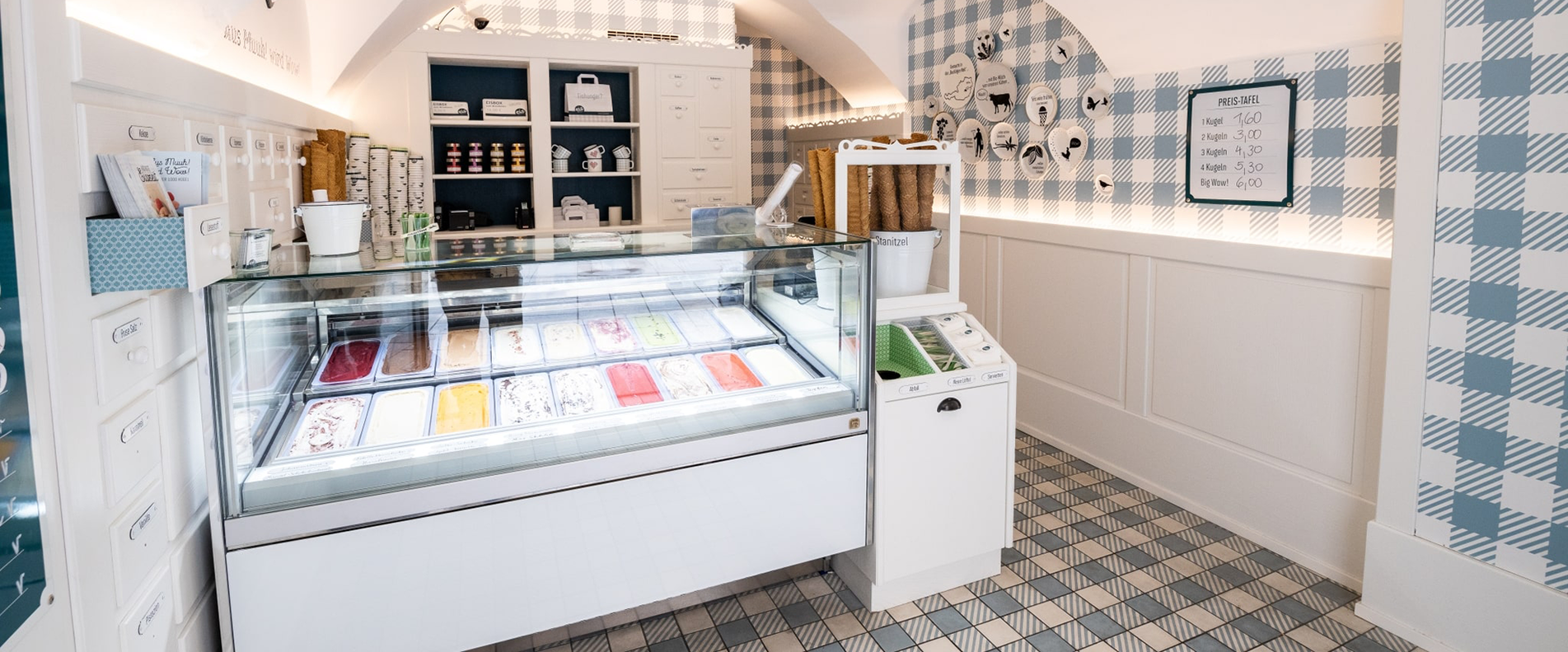 Foto von diversen Eissorten von Eis-Greissler | © Blochberger Eisproduktion GmbH