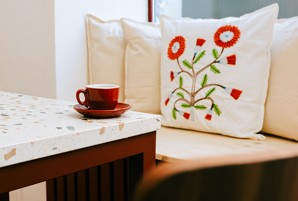 Innenaufnahme Kaffee [Kunst] | © Bernadette Felber