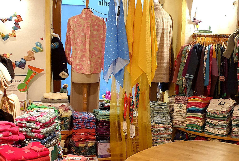 Innenaufnahme des Geschäfts Naturmode Eberlin | © Naturmode Eberlin