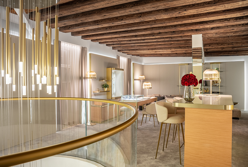 Innenaufnahme der OMEGA Boutique Salzburg | © OMEGA