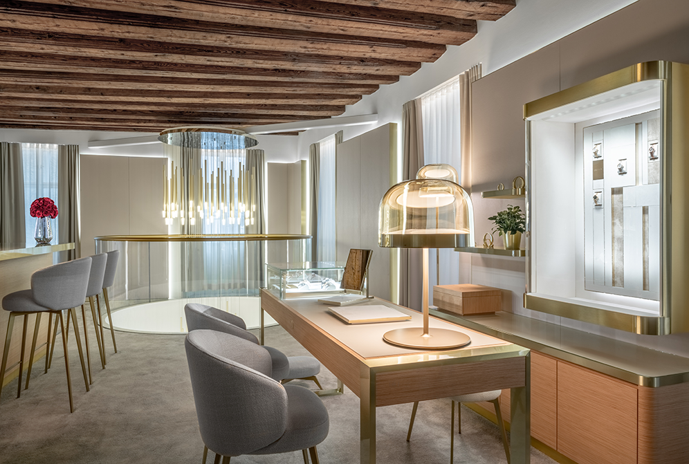 Innenaufnahme der OMEGA Boutique Salzburg | © OMEGA