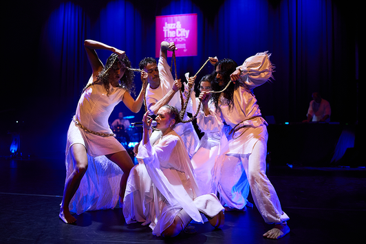 Die Musiker:innen der Band Pilmaiquén traten in der Szene Salzburg auf | © Henry Schulz