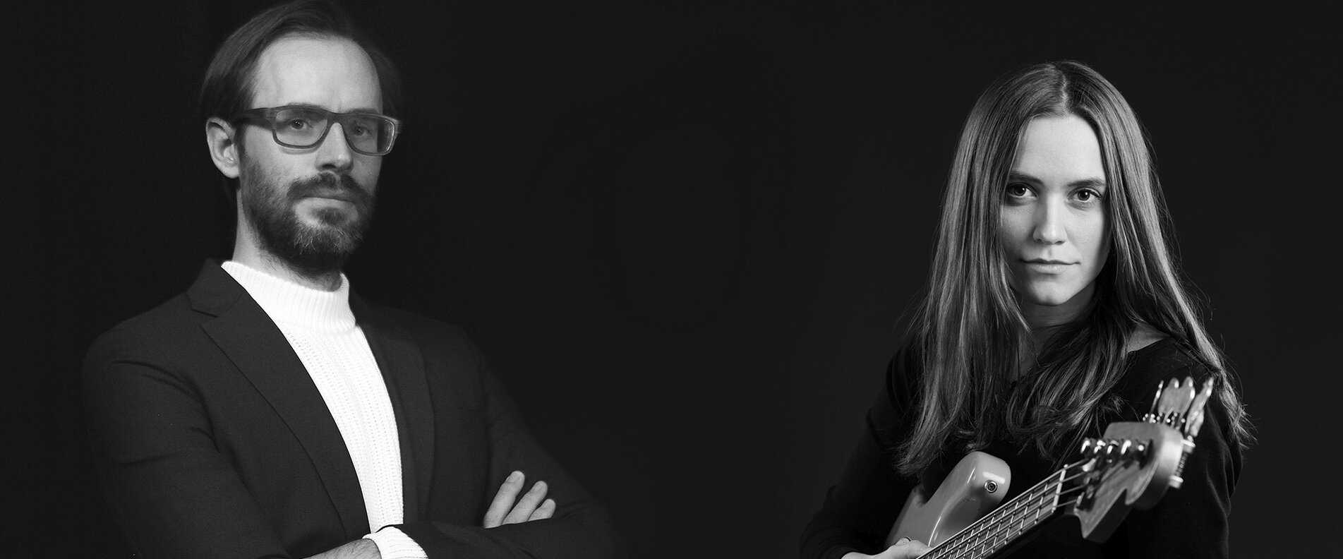Foto von den Musiker:innen David Helbock und Julia Hofer. | © Maria Frodl
