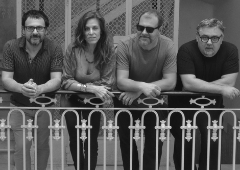 Fotos der Musiker:innen Muriel Grossmann, Radomir milojkovic, Abel Boquera und Uros Stamenkovic | © Muriel Grossmann