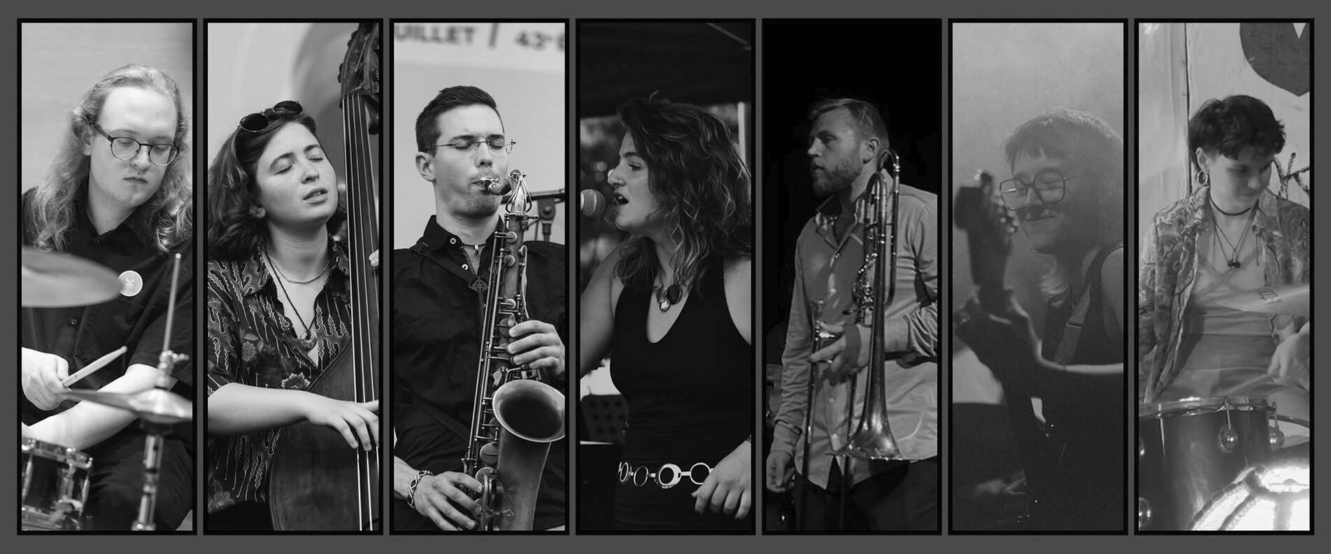 Fotos einiger Bandmitglieder von Blue Moss | © Blue Moss