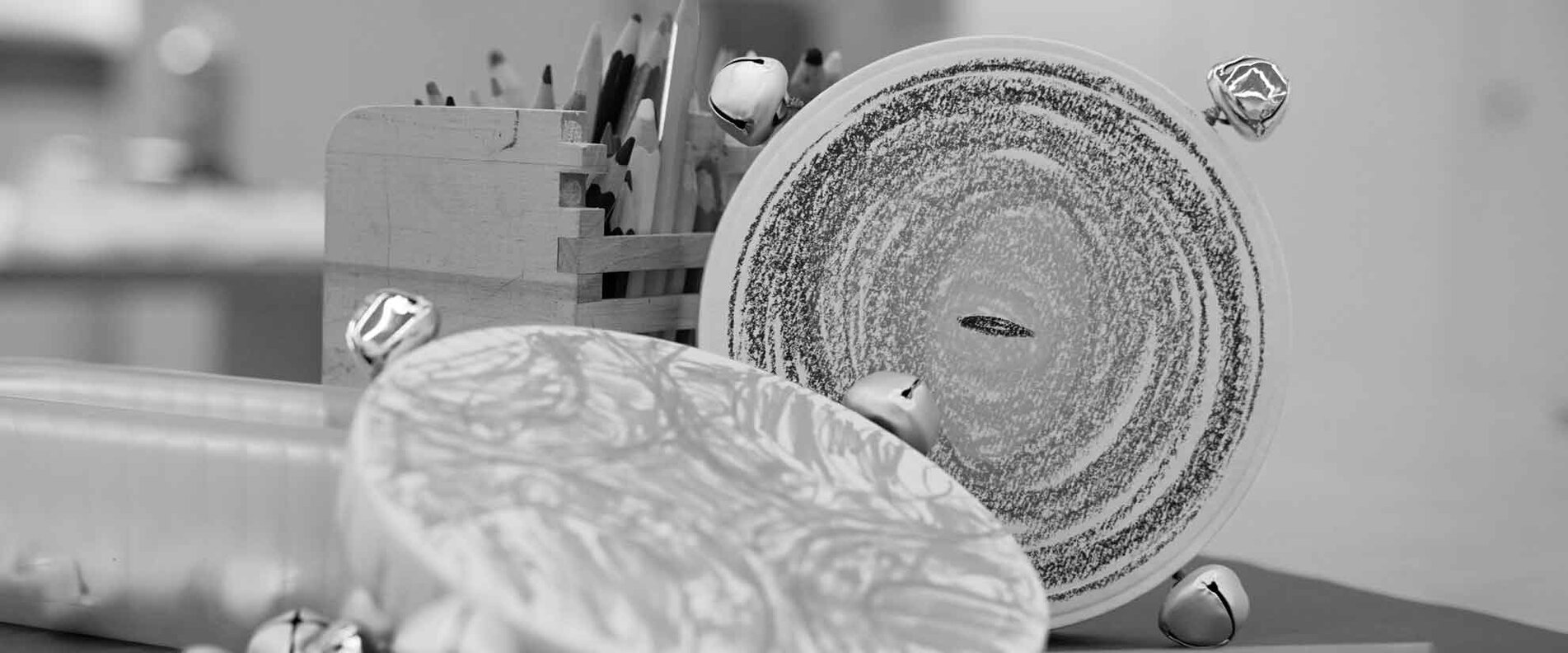 Selbstgebasteltes Tambourin | © Salzburg Museum_Eram Khan 