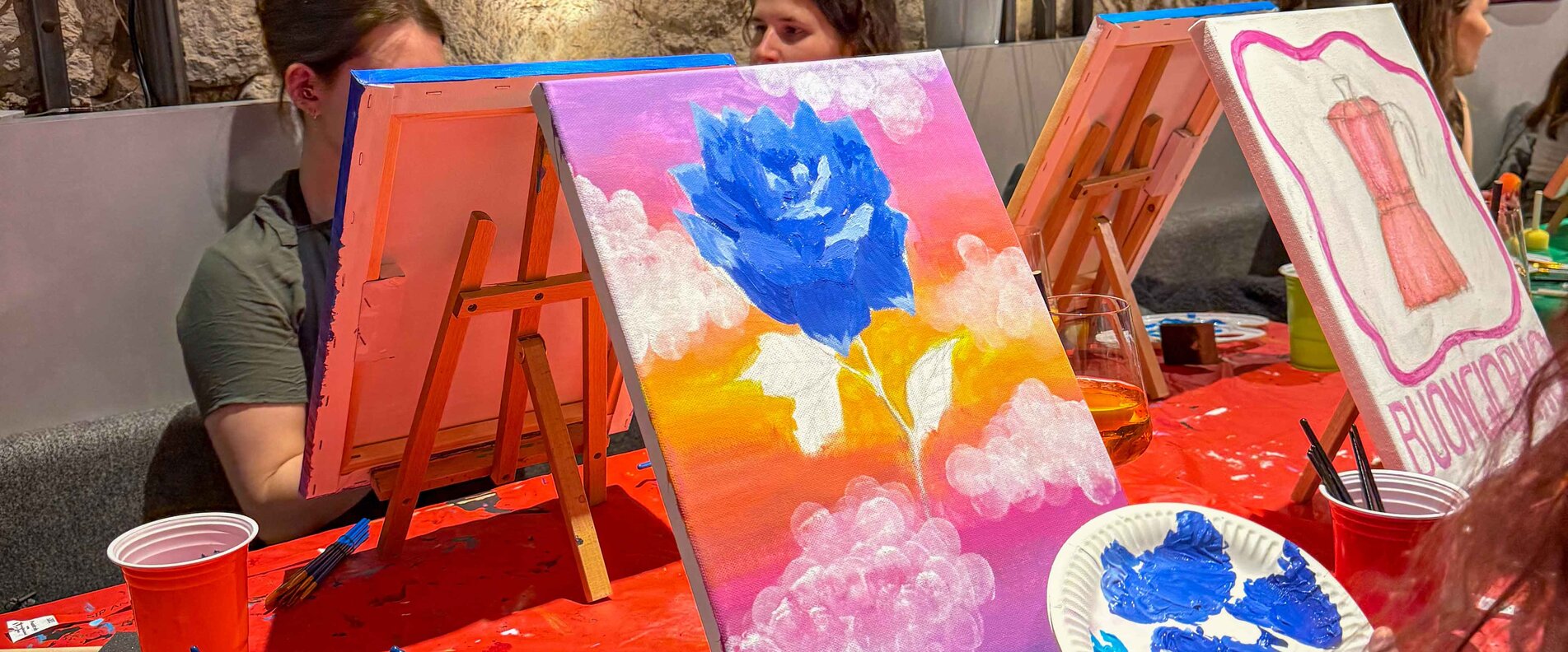 Malen auf Canvas | © Hazal Öksüz
