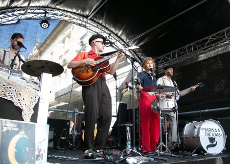 Marina & The Kats am Altstadtfest Linzer Gasse | © Altstadt Verband Salzburg / Wildbild