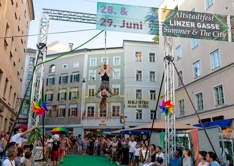 Altstadtfest Linzer Gasse | © Altstadt Verband Salzburg / Wildbild