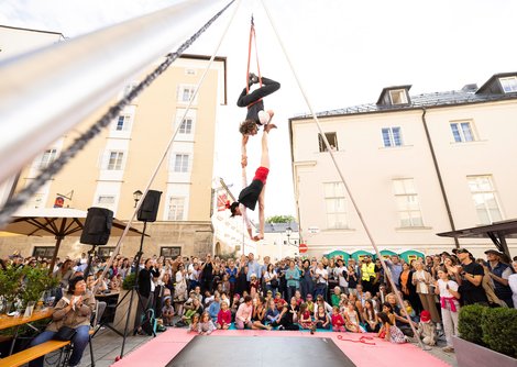 Die Salzburger Zirkusschule MOTA begeisterte das Publikum | © Erika Mayer
