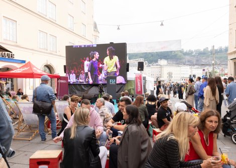 Das JUVINALE Open Air Sommerkino am Platzl  | © Erika Mayer