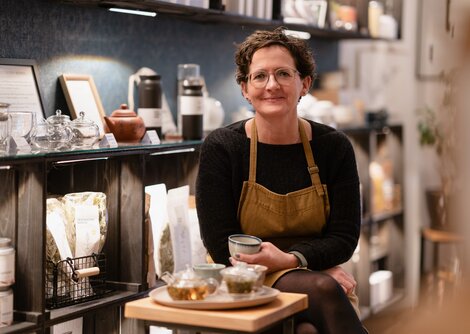 Bei Nadja Huber-Ress im Tee am Eck  | © Birgit Probst