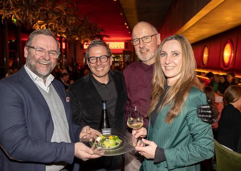 Sepp Schellhorn, Andreas Gfrerer, Anton Fritzenwallner und Vida Reiter | © Andreas Kolarik