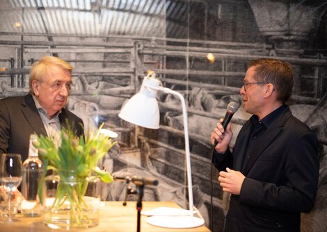 Hanns-Josef Ortheil und Andreas Gfrerer bei der Eröffnung | © Wildbild