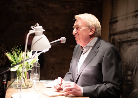 Schriftsteller Hanns-Josef Ortheil bei der Eröffnung | © Wildbild