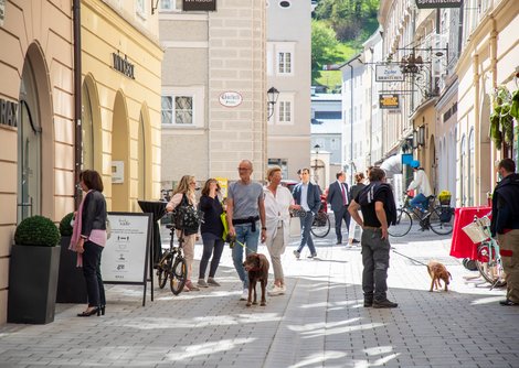 Altstadt Salzburg Sigmund-Haffner-Gasse | © Andreas Kolarik