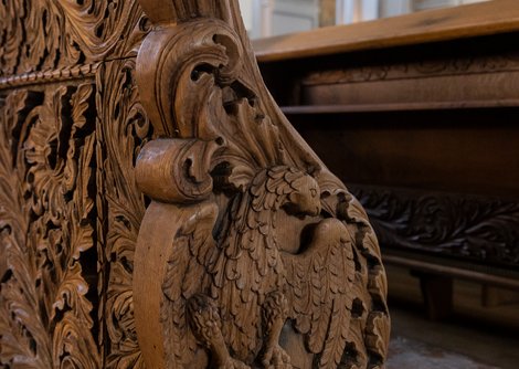 Das Domgestühl wurde vor kurzem restauriert | © Andreas Kolarik