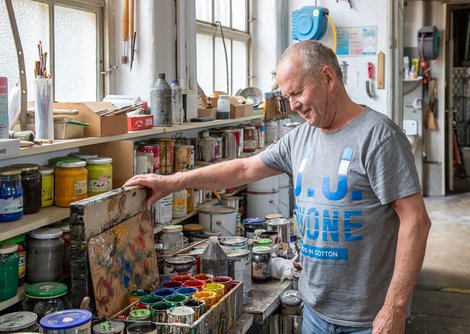 Werkstattbesuch bei Malermeister Bonfils | © Altstadt Verband Salzburg / Andreas Kolarik