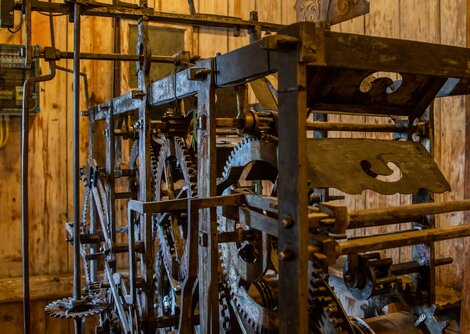 Die Geheimnisse der Turmuhr in der Stadtpfarre Mülln | © Altstadt Verband Salzburg / Andreas Kolarik