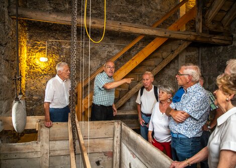 Die Geheimnisse der Turmuhr in der Stadtpfarre Mülln | © Altstadt Verband Salzburg / Andreas Kolarik
