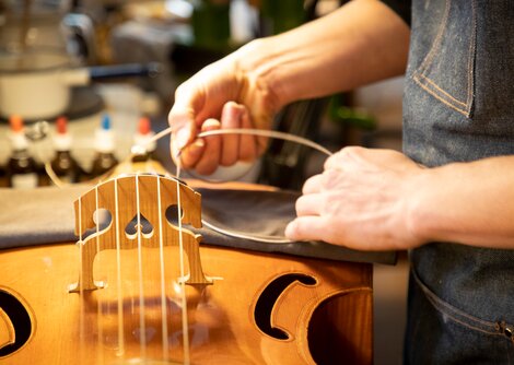 Geigenbauer Adrian Mücke-Elschek  | © Andreas Kolarik