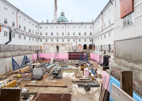 Baustellenführung am Standort des zukünftigen Belvedere Salzburg im Salzburg Museum | © Salzburg Museum/Rigaud