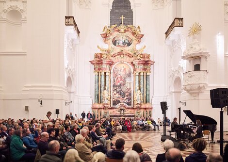 Aino Peltomaa und Harmen Fraanje in der Kollegienkirche | © Henry Schulz
