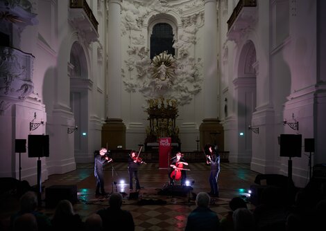 radio.string.quartet war in der Kollegienkirche zu erleben | © Henry Schulz