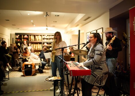 Pre-Opening Jazz&theCitysounds 15.10.2025 Peter Fürhapter im Yazzoon | © Henry Schulz