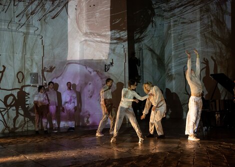 Die Kollegienkirche war House of Impro: Tanzgruppe CieLaroque | © Andreas Kolarik